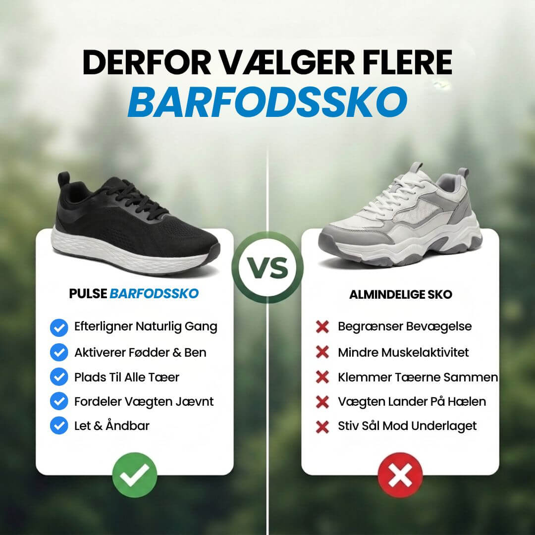 Pulse Barfodssko